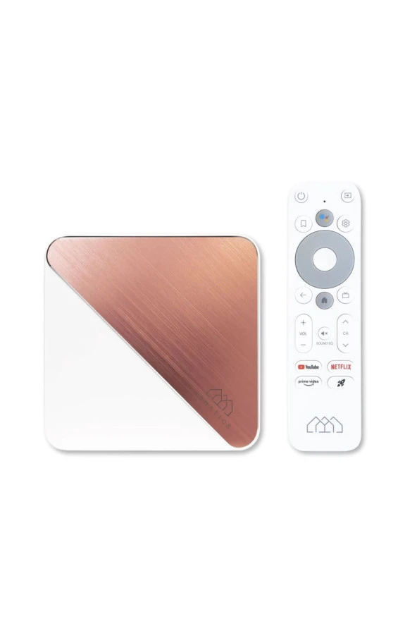 Homatics Box R 4k Plus Lisanslı Android Tv Box ( 4 Gb Ram / 32 Gb Depolama) ( Rose Gold)