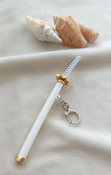 Anahtarlık Anime Demon Slayer Kılıç Katana Anahtarlık Aksesuar Çanta Süsü - 4