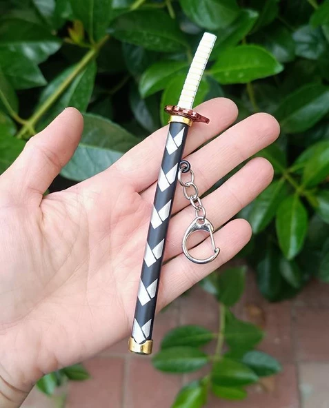 Anahtarlık Anime Demon Slayer Kılıç Katana Anahtarlık Aksesuar Çanta Süsü - 8