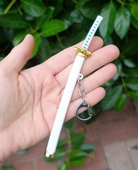 Anahtarlık Anime Demon Slayer Kılıç Katana Anahtarlık Aksesuar Çanta Süsü - 5