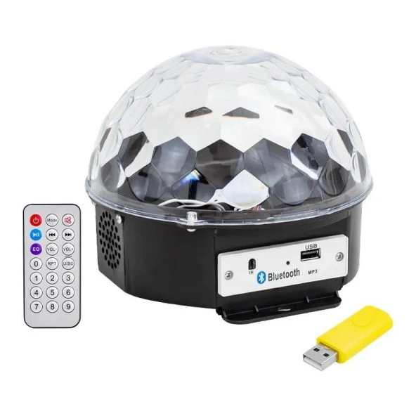 Usb/mp3/blueooth/uk Si̇hi̇rli̇ Led Di̇sko Topu