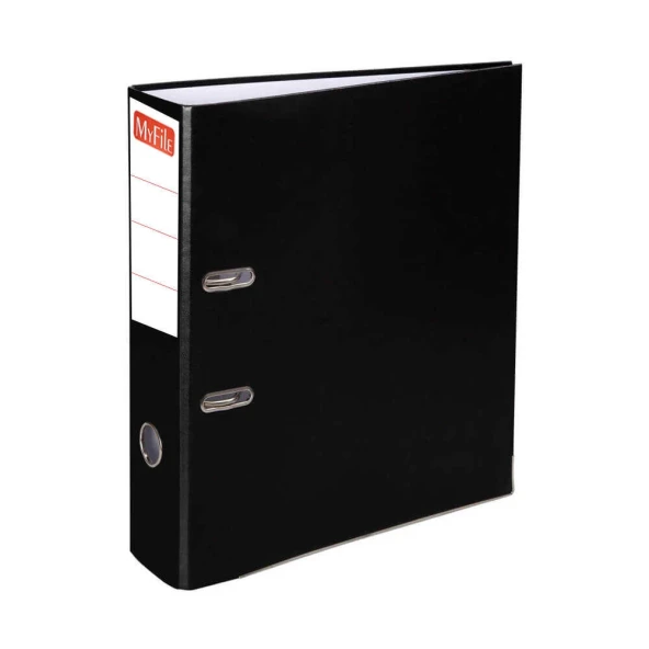 My File Geniş Plastik Klasör Siyah - Resim 2