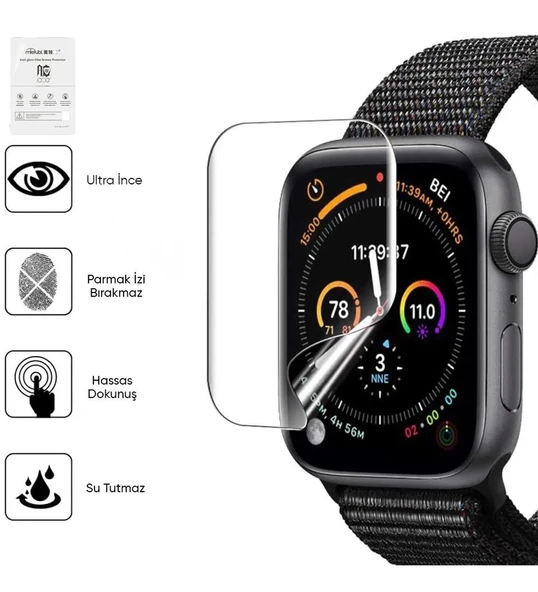 Cda Store Xiaomi Redmi Watch 2 Lite Uyumlu 2 Adet Şeffaf Ultra koruyucu Nano Jelatin - 8