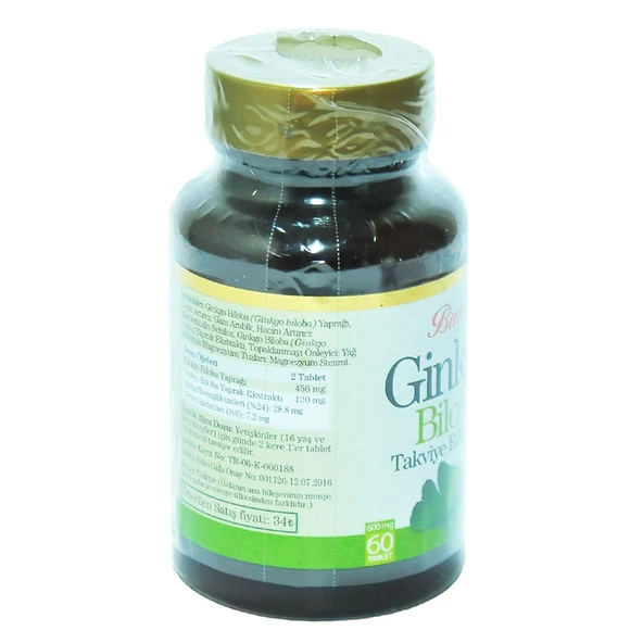 Ginkgo Biloba 60 Tablet - Resim 5
