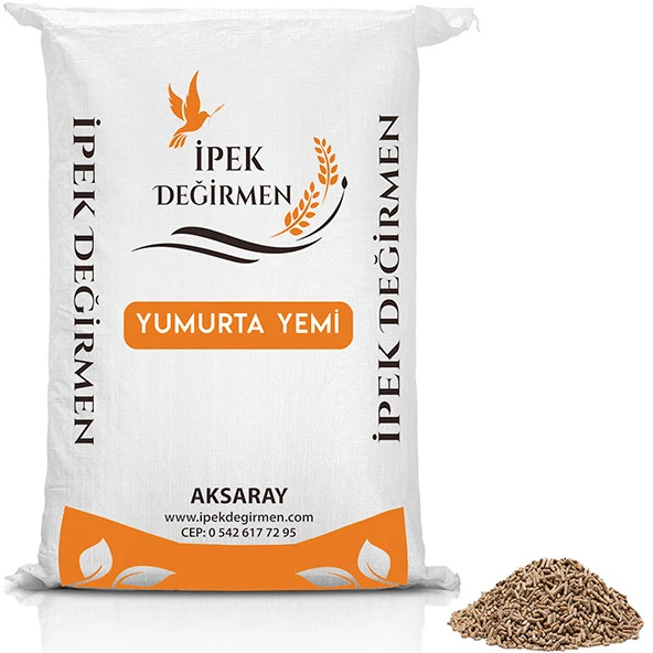 İpek Değirmen 1 KG Yumurta Verimini Arttıran Tavuk Pelet Yumurta Yemi