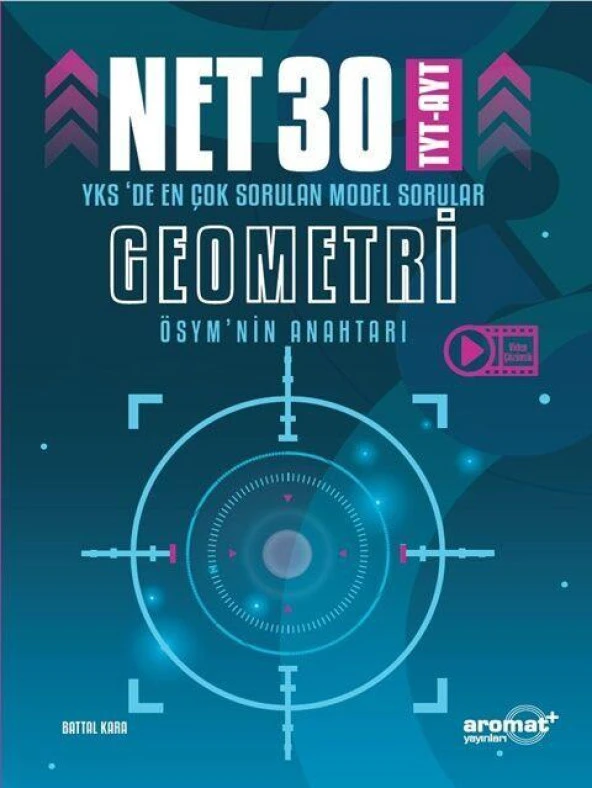 TYT AYT Geometri 30 Net Model Sorular Soru Bankası Aromat Yayınları