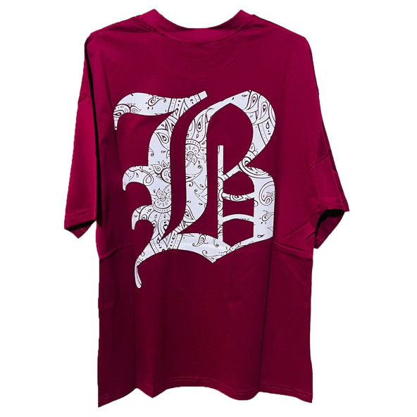 Bordo Erkek Bandana Tişört - 3