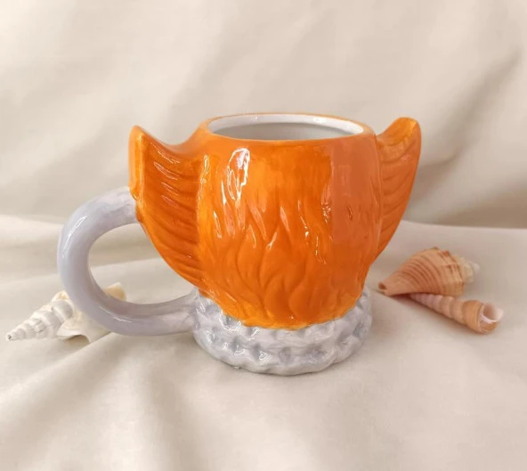 Kupa Kahve Fincanı Pennywise Palyaço 3d Tasarım Bardak 480 ml Su Bardağı - 5