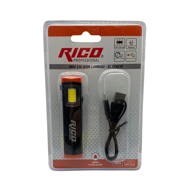 Rico Mini Çalışma Lambası El Feneri Rc0032