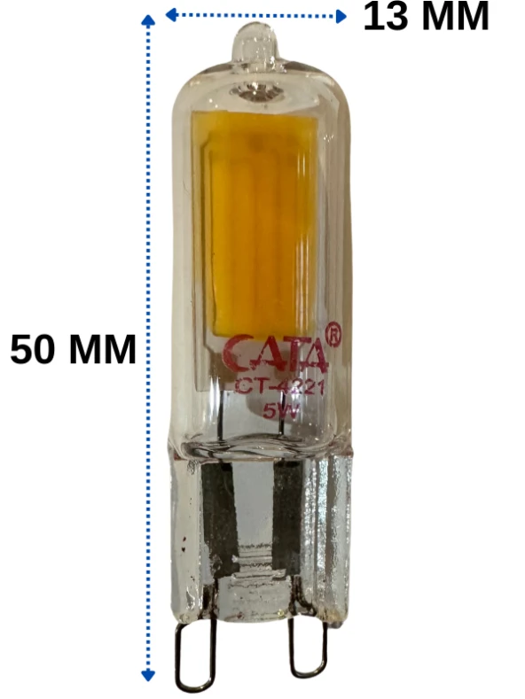 Cata CT-4221 5W 6400K (Beyaz) G9 Duylu Kapsül Led Ampul (10 Adet) - Resim 4
