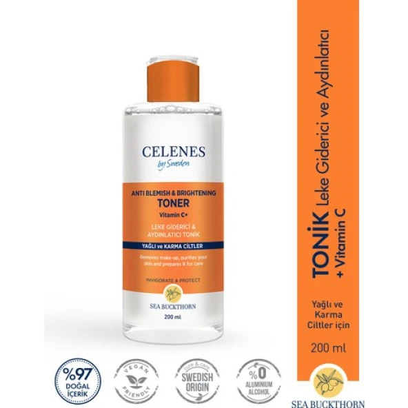 Celenes Sea Buckthorn Aydınlatıcı Tonik 200 ml
