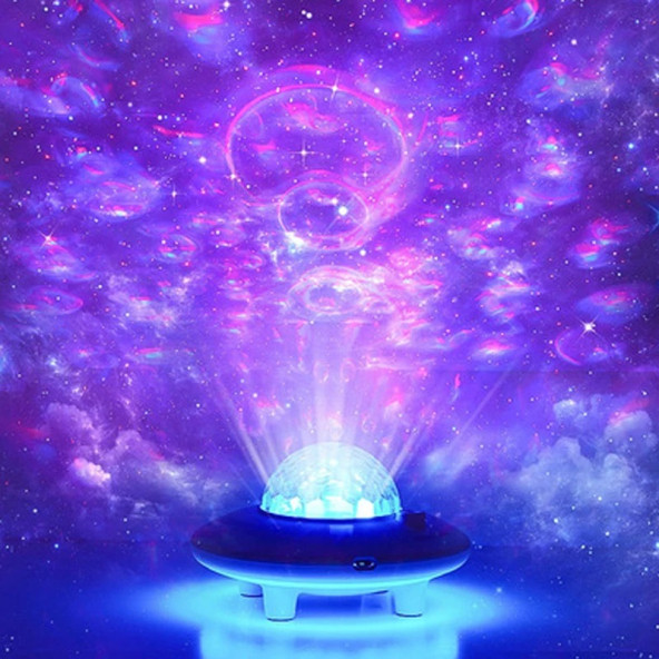 TechTic Ufo 3in1 Starry Galaxy Projektör Yıldız Gece Lambası Bluetooth Hoparlör - 4