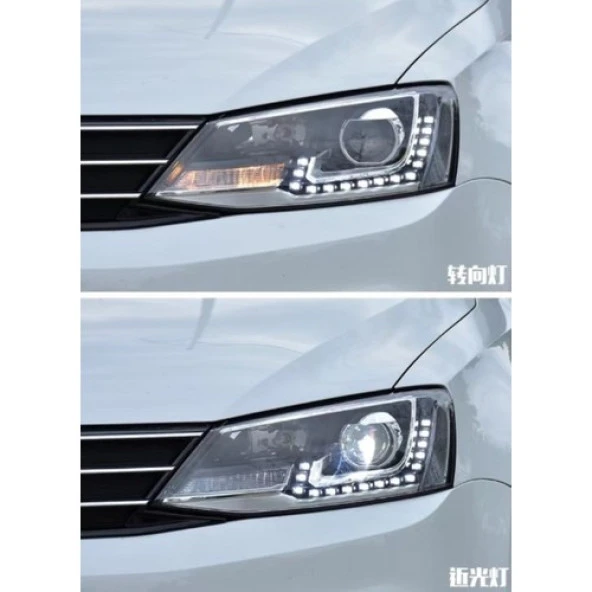 ÇMK Volkswagen Jetta 2011-2018 Için Uyumu Highlıne  LED Far - 3