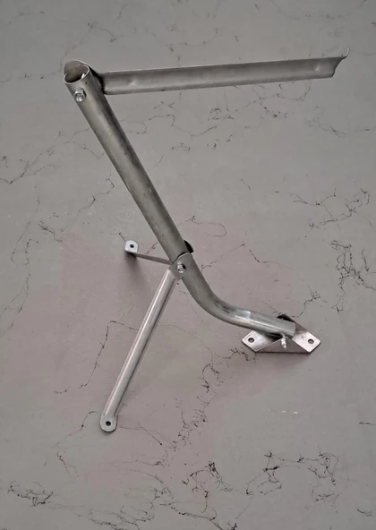 UYDU ANTENİ ÇANAK İÇİN L AYAK - L BORU ( ÇAP : 3 cm ) ( UYDU ÇANAĞI- ÇANAK ANTEN YER & DUVAR MONTAJ AYAĞI ) - 6