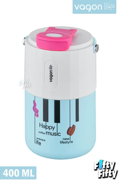 Vagonlife Tumbler 400 ML Kahve Bardağı/Mug Pipetli/Rahat İçim Paslanmaz Çelik Termos -Kulplu-FFVGN2050400ML - 11