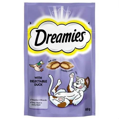 Dreamies Ördekli Kedi Ödülü 60 gr - Resim 1