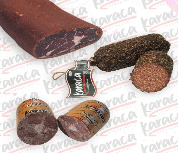 Karaca  Osmanlı Sucuk 1000 Gr Antrikot Pastırma 1000 Gr Blok Dana Kavurma 1000 Gr