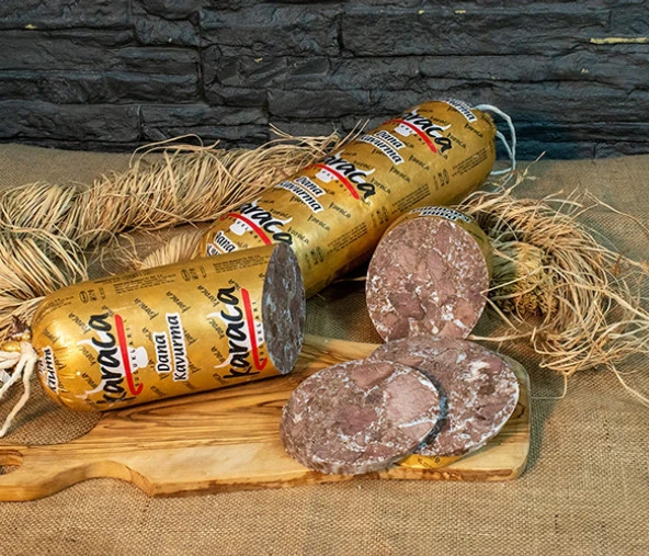 Karaca  Osmanlı Sucuk 1000 Gr Bonfile Kuşgömü Çemensiz Pastırma 1000 Gr Blok Dana Kavurma 1000 Gr - Resim 4