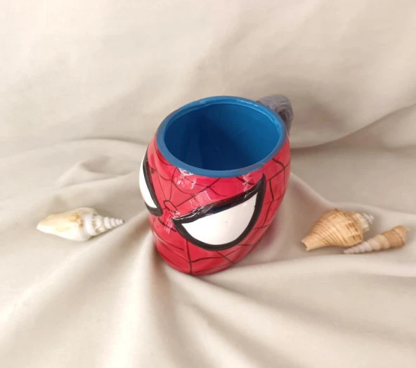Kupa Kahve Bardak Marvel Comics Örümcek Adam 3D Tasarım 580 ml Su Bardağı - 3