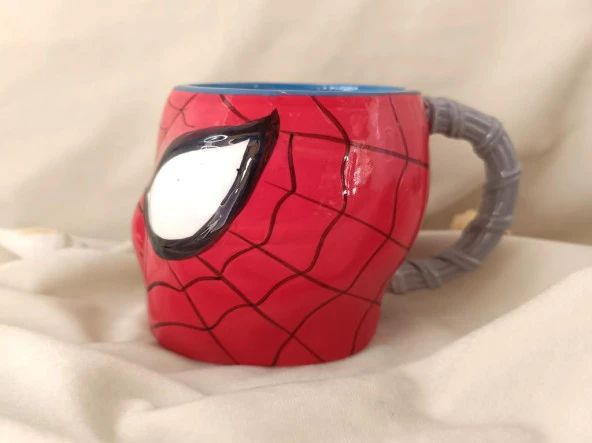 Kupa Kahve Bardak Marvel Comics Örümcek Adam 3D Tasarım 580 ml Su Bardağı - 8