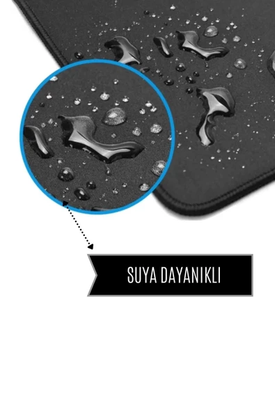 SonicTouch UltraGrand Model Siyah Pürüzsüz Dikişsiz Xxl Gaming Oyuncu Masaüstü Mouse Pad 25x30Cm - 5