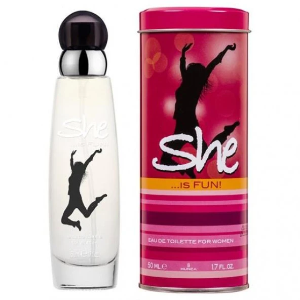 Hunca She Fun 50 ML EDT Kadın Parfümü Ferah ve Kalıcı