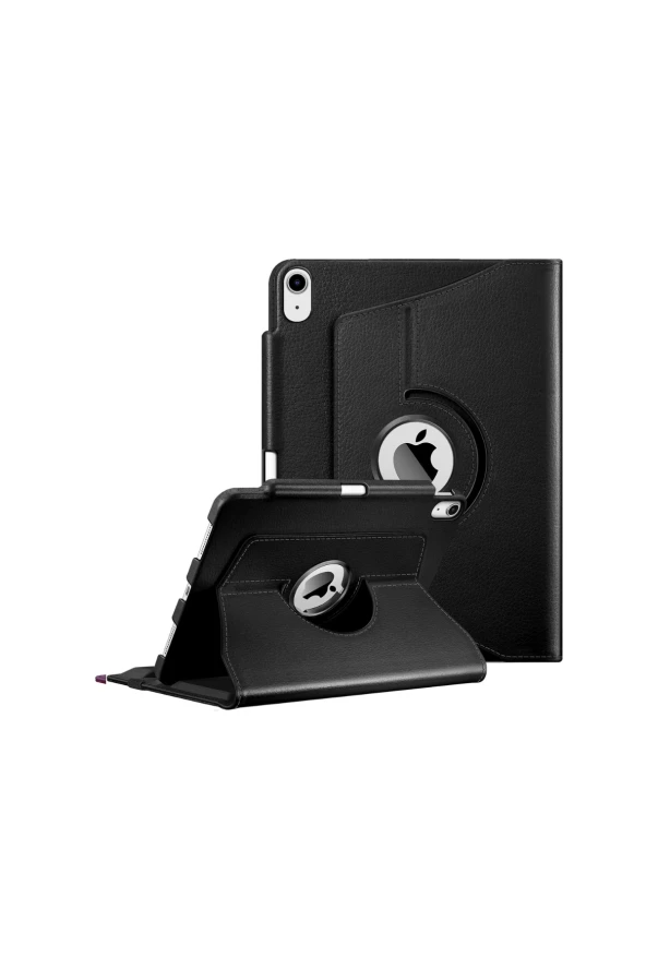 Qpen iPad 2 9.7 inç Uyumlu 360° Tablet Deri Kılıf ürün görseli 1