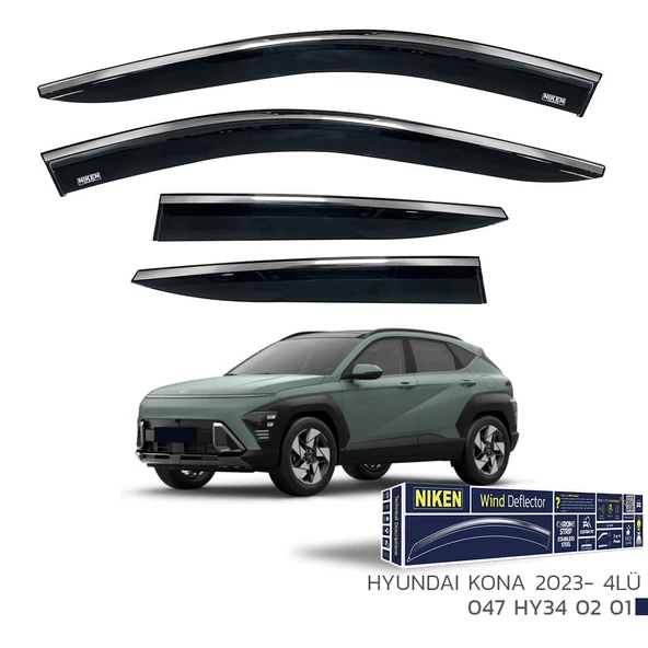 Hyundai Kona Kromlu Cam Rüzgarlığı Niken 2023+ sonrası modeller