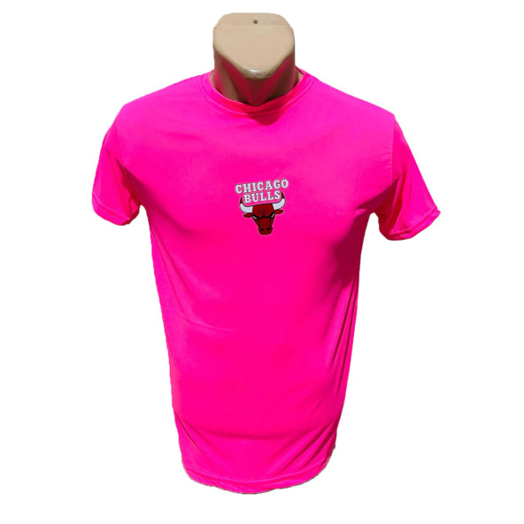 Pembe Chicago Bulls Tişört