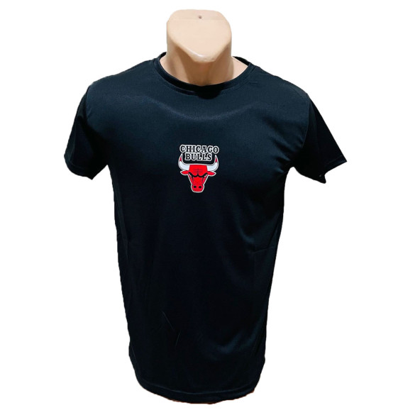 Siyah Chicago Bulls Tişört