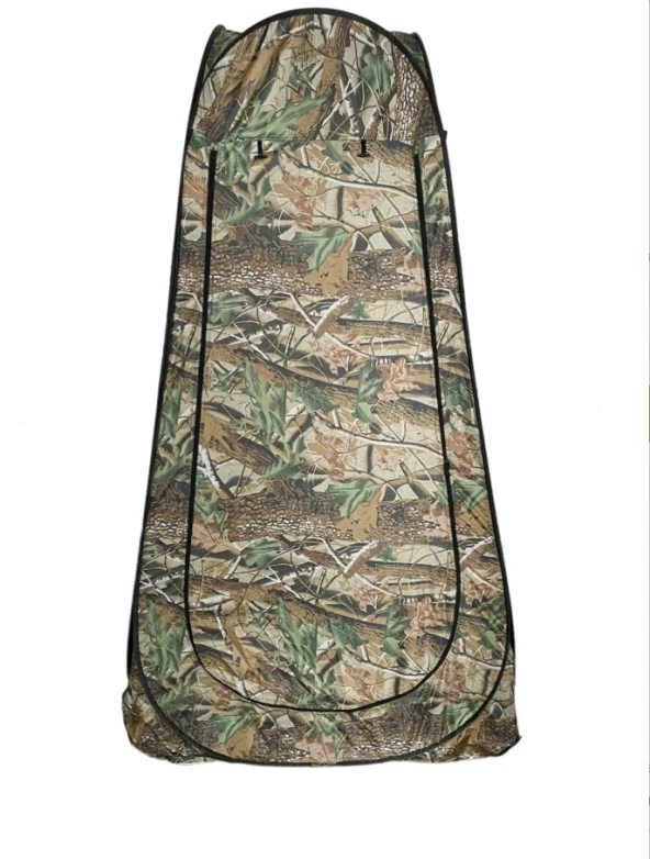 Portatif Otomatik Giyinme Duş Tuvalet Soyunma Çadırı  Çift Pencereli 120*120*190 cm - 5