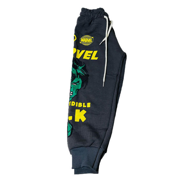 Hulk Baskılı Marvel Antresit Erkek Çocuk Eşofman Pijama Alt Üst Takım - 7
