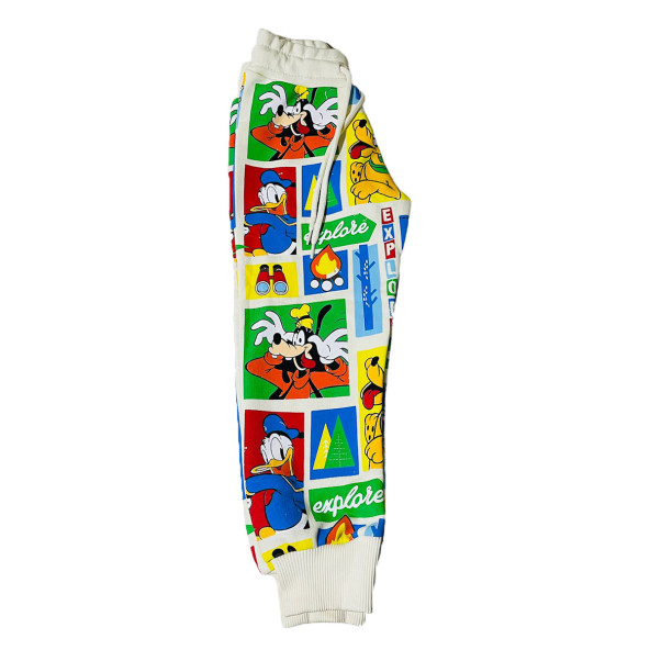 Çizgi Karakterli Bej Erkek Çocuk Eşofman pijama Takımı - 7