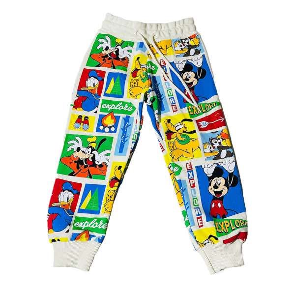 Çizgi Karakterli Bej Erkek Çocuk Eşofman pijama Takımı - 8