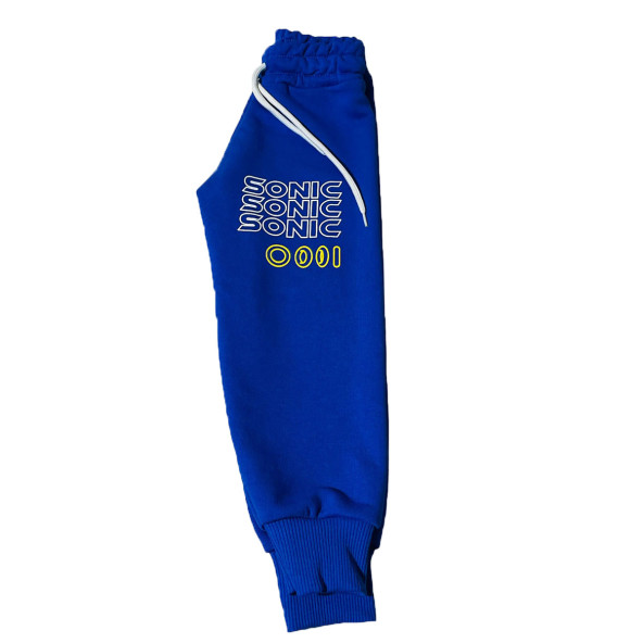 Sonic Çizgi Karakterli Kırmızı Erkek Çocuk Eşofman Pijama Alt Üst Takımı - 5