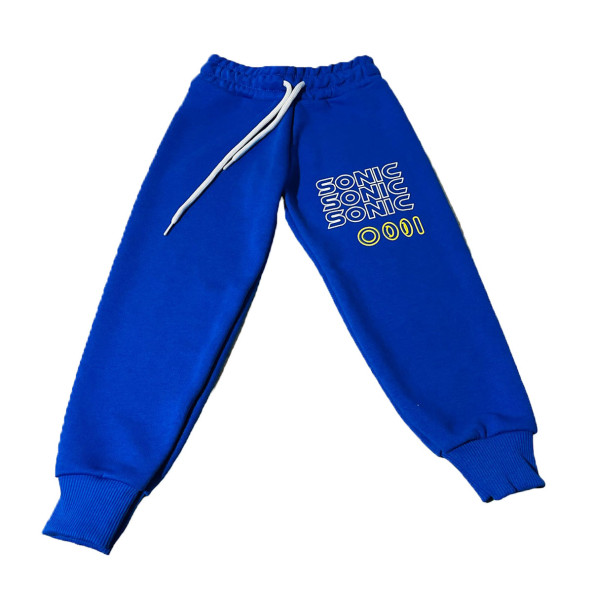 Sonic Çizgi Karakterli Kırmızı Erkek Çocuk Eşofman Pijama Alt Üst Takımı - 7