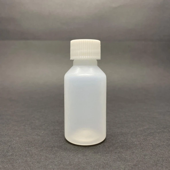 30 cc Naturel PE Şişe  - Beyaz  Kapaklı- 30ml PE Esnek Şişe- x 10 Adet ürün görseli