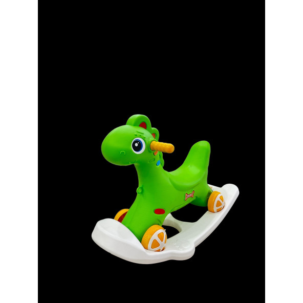Sallanan Yeşil Dinazor Sallanan ve Tekerlekli Dino ürün görseli