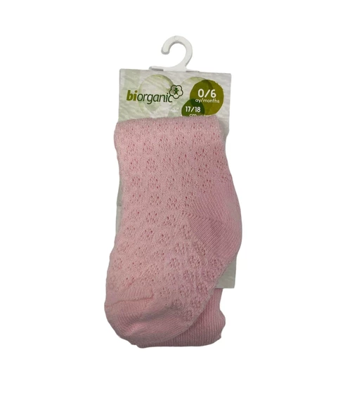 Bibaby Biorganic New Summer Külotlu Çorap 68478 Pembe