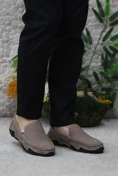 Bulldozer 231225 Esnek Kauçuk Taban Nubuk Hakiki Deri Erkek Ayakkabı - Resim 2