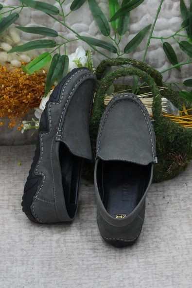 Bulldozer 231225 Esnek Kauçuk Taban Nubuk Hakiki Deri Erkek Ayakkabı - Resim 12