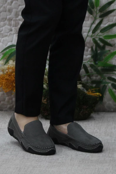 Bulldozer 231225 Esnek Kauçuk Taban Nubuk Hakiki Deri Erkek Ayakkabı - Resim 8