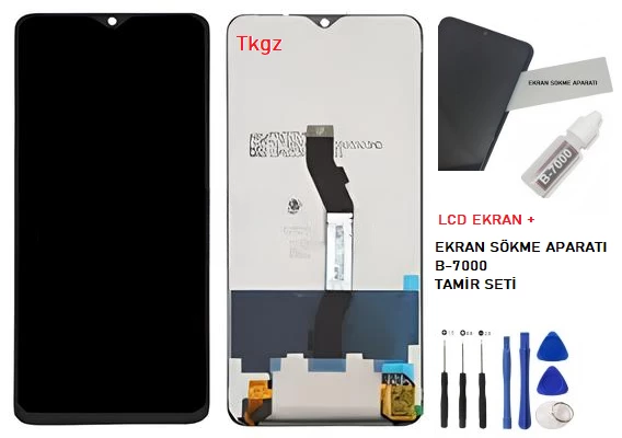 Xiaomi Redmi NOTE 8 PRO Lcd Ekran Dokunmatik Orijinal Kalite + B-7000 + TAMİR SETİ