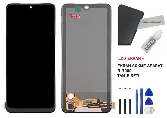 Xiaomi Redmi NOTE 10 -4G- Lcd Ekran Dokunmatik Orijinal Kalite OLED + B-7000 + TAMİR SETİ