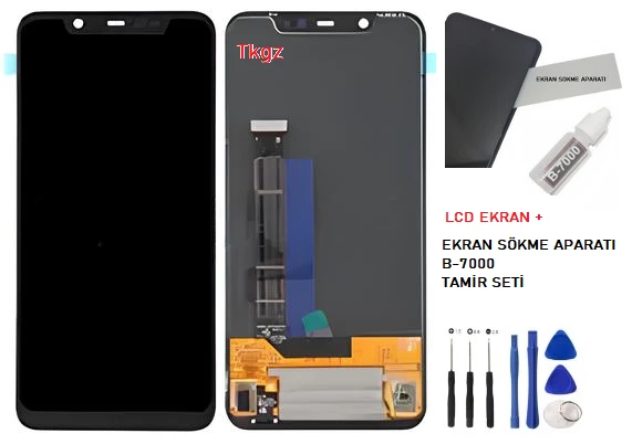 Xiaomi Mİ 8 Lcd Ekran Dokunmatik Orijinal Kalite + B-7000 + TAMİR SETİ