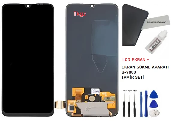 Xiaomi Mİ 9 LİTE Lcd Ekran Dokunmatik Orijinal Kalite + B-7000 + TAMİR SETİ