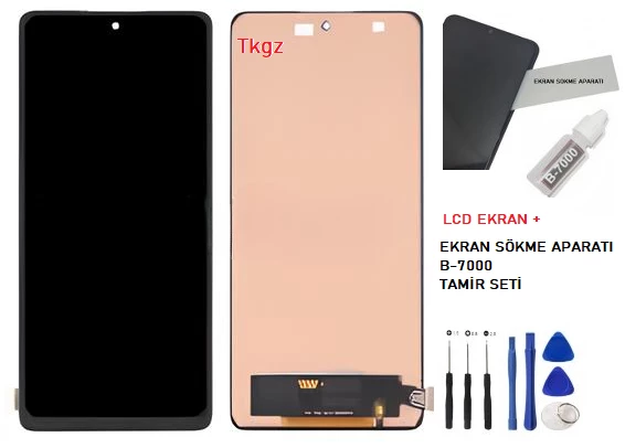 Xiaomi Mİ 11T PRO Lcd Ekran Dokunmatik Orijinal Kalite + B-7000 + TAMİR SETİ