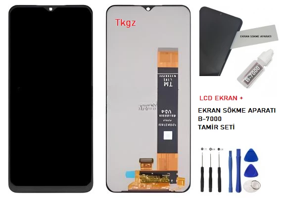Samsung Galaxy A13 - SM-A135 Lcd Ekran Dokunmatik Orijinal Kalite + B-7000 + TAMİR SETİ