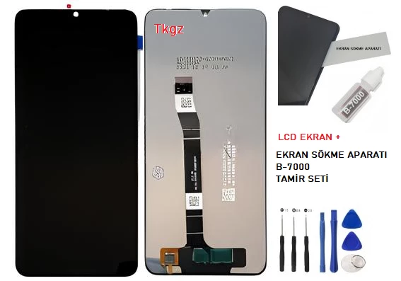 Huawei Uyumlu Nova Y70 Lcd Ekran Dokunmatik Orijinal Kalite + B-7000 + TAMİR SETİ