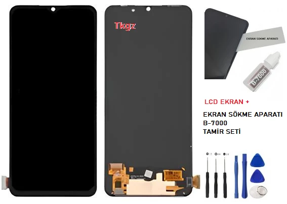 Oppo A91 Lcd Ekran Dokunmatik Orijinal Kalite OLED + B-7000 + TAMİR SETİ ürün görseli 1